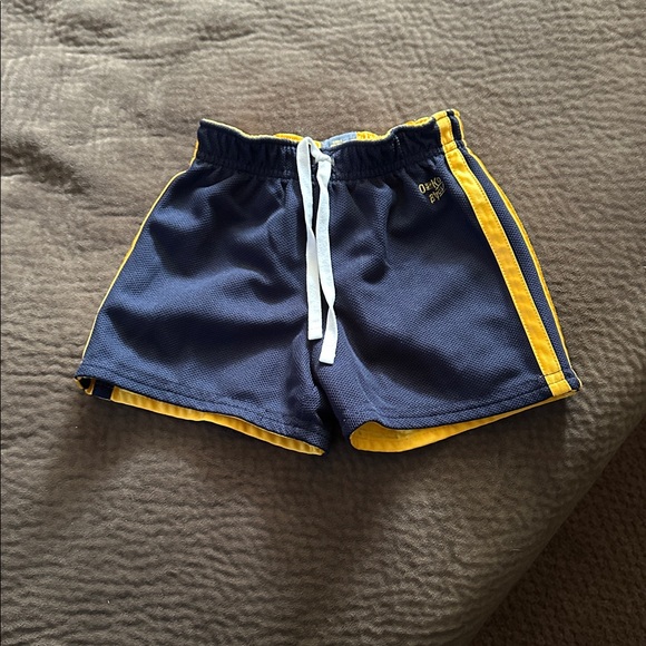 Babies Blue and Yellow Sports Jacket and Shorts Set - Picture 3 of 3